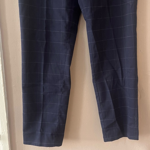 🆕 uniqlo • navy pullon pants with white checkers - Picture 5 of 13